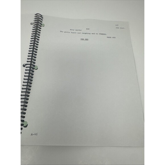 Nine To Five Final Draft Script Dolly Parton Jane Fonda 20th Century Fox 1979 - Picture 7 of 8